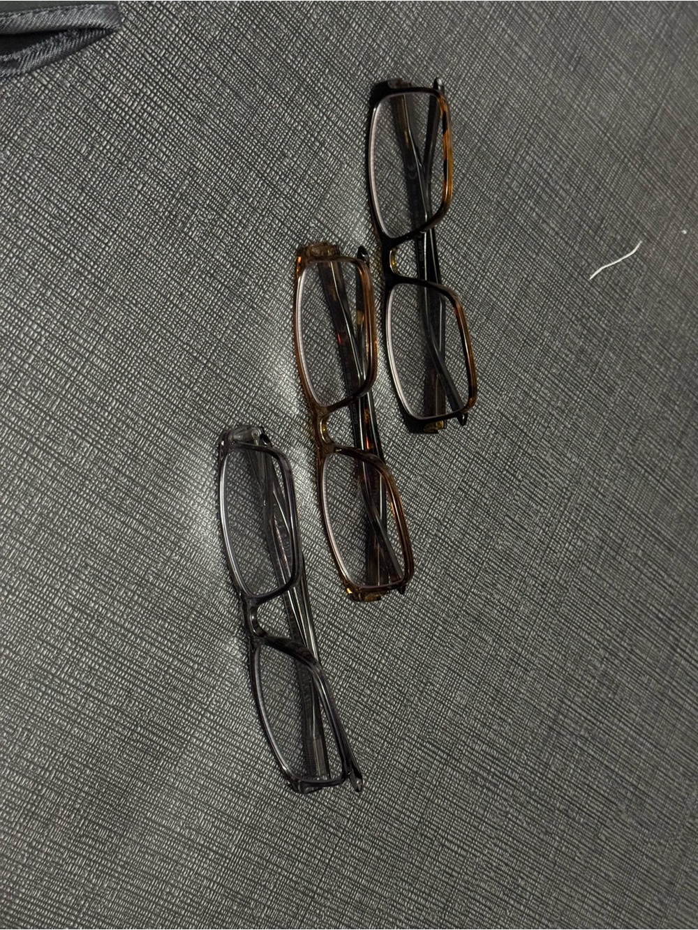 Classic Rectangular Reading Glasses Trio - Black & Tortoiseshell blue blocking